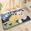 Bathroom Mat Absorbent Non-Slip | SouthCaf Soft Floor Rug