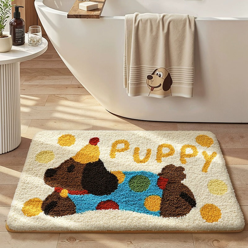 Bathroom Mat Absorbent Non-Slip | SouthCaf Soft Floor Rug