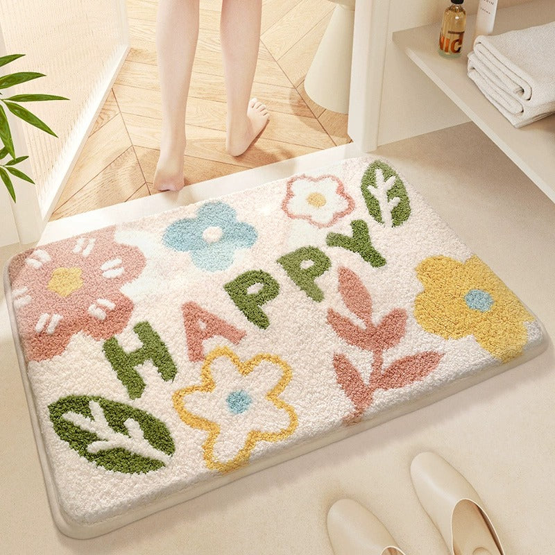 Bathroom Mat Absorbent Non-Slip | SouthCaf Soft Floor Rug