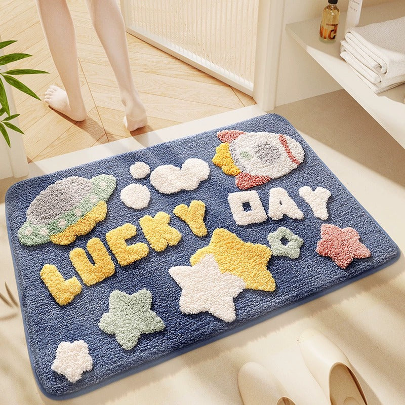 Bathroom Mat Absorbent Non-Slip | SouthCaf Soft Floor Rug