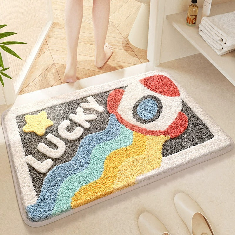 Bathroom Mat Absorbent Non-Slip | SouthCaf Soft Floor Rug