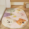 Animal Bath Mat Non-Slip Quick Dry Absorbent Bathroom Rug