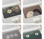 Stone Bath Mat Quick Dry Diatomite Rug | SouthCaf Non-Slip Mat